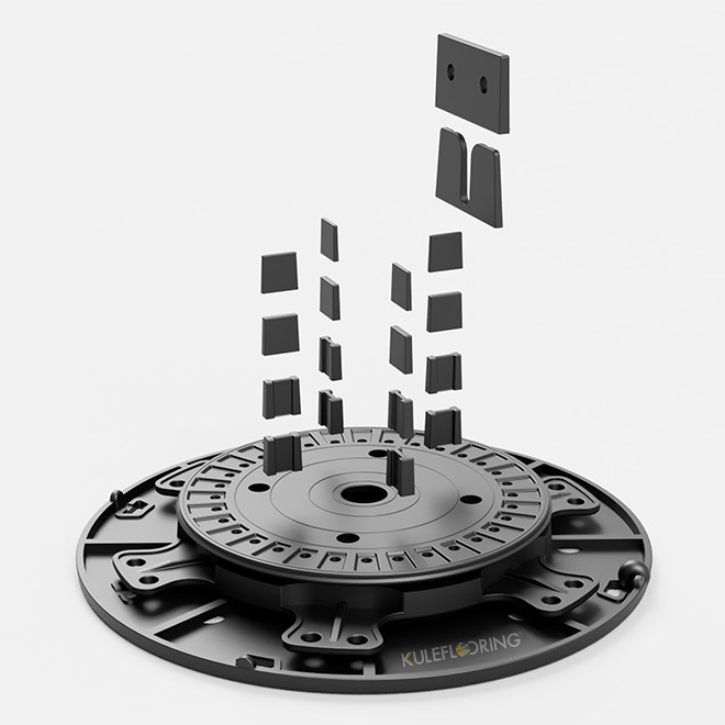 KP Series — Grouted Fixed Pedestals